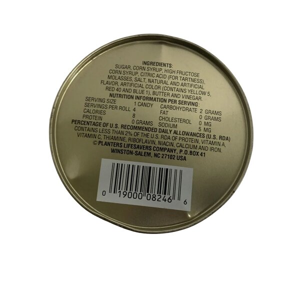 Vintage 1992 Life Savers Holiday Keepsake Tin Christmas Candy Retro Collectible - Picture 5 of 7